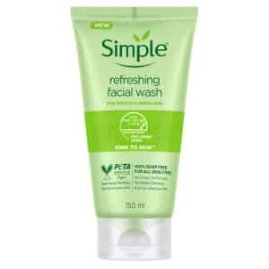 Simple Kind to Skin Refreshing Facial Wash with Vitamin B5+E Bangladesh – gentle cleanser for sensitive skin by Simple UK
