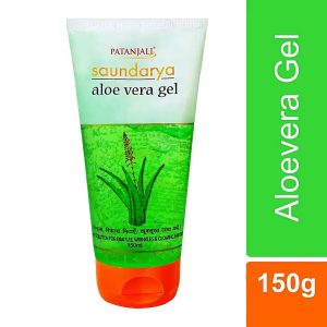 Patanjali Saundarya Aloe Vera Face Gel 150ml Bangladesh – ত্বক ও চুলের জন্য প্রাকৃতিক অ্যালোভেরা জেল